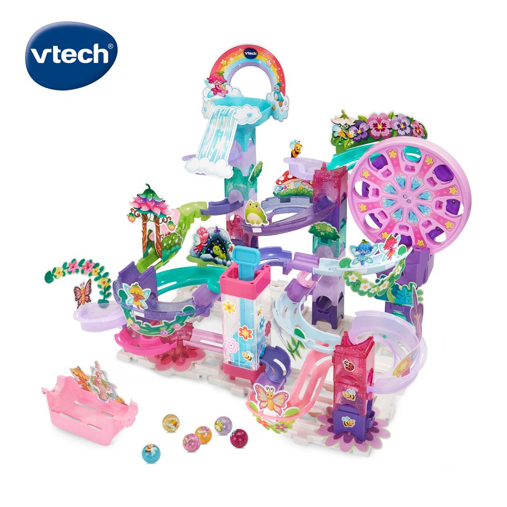 vtech智能滾球積木建構軌道組/ 魔法仙境花園
