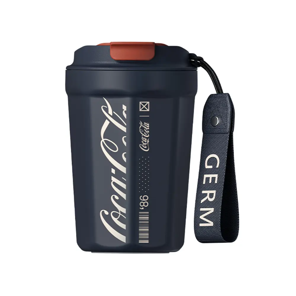 GERM格米 可口可樂聯名款菱形咖啡杯390ml/ 雲山青