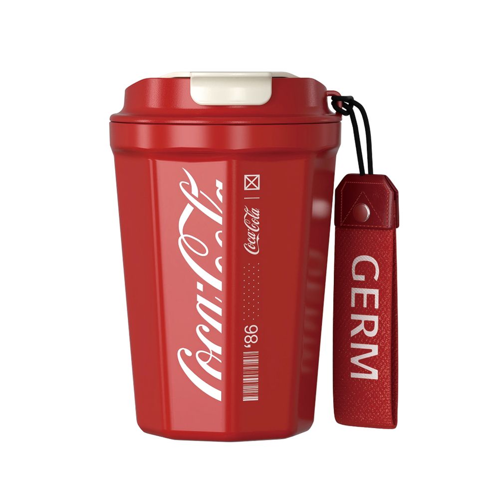 GERM格米 可口可樂聯名款菱形咖啡杯390ml/ 紅