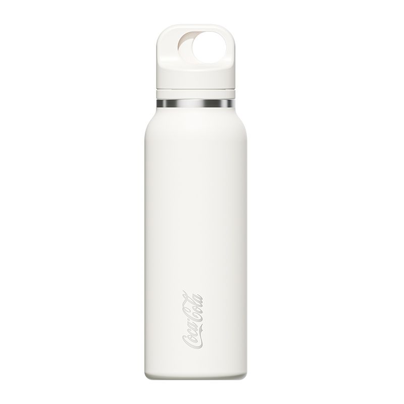GERM格米 可口可樂聯名款趣野運動保溫杯600ml/ 雪峰白