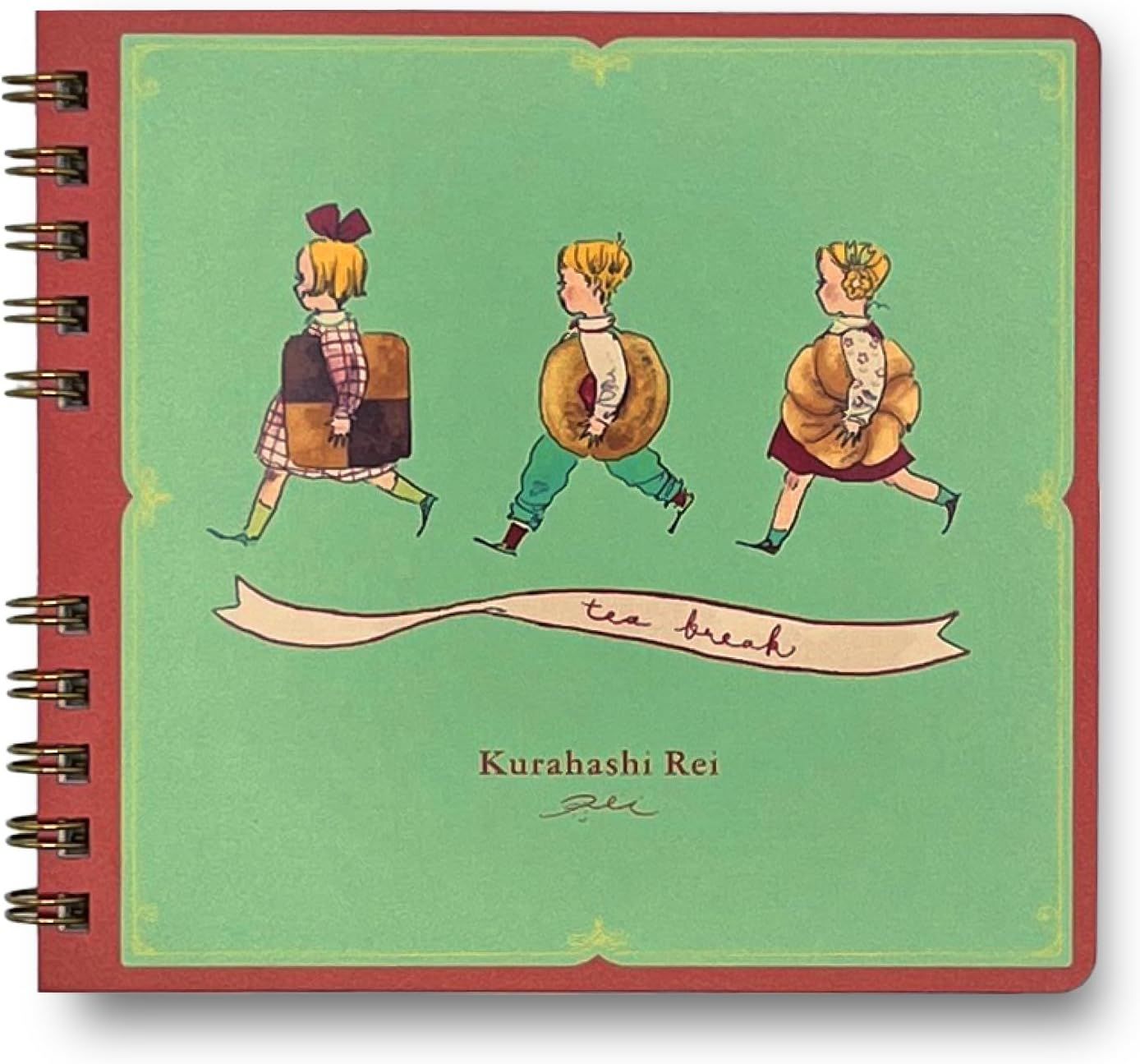 【誠品獨家】日本 Gakken Kurahashi Rei 橫線筆記本/ 方形線圈/ 餅乾