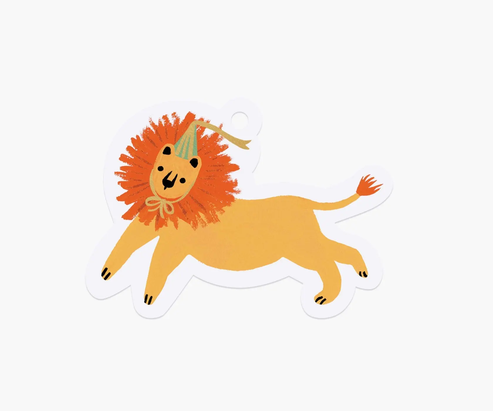 美國RIFLE PAPER 禮物吊卡/ Party Lion