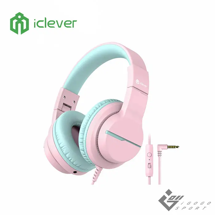 iClever HS19兒童耳機/ 粉紅色