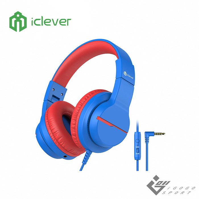 iClever HS19兒童耳機/ 藍色