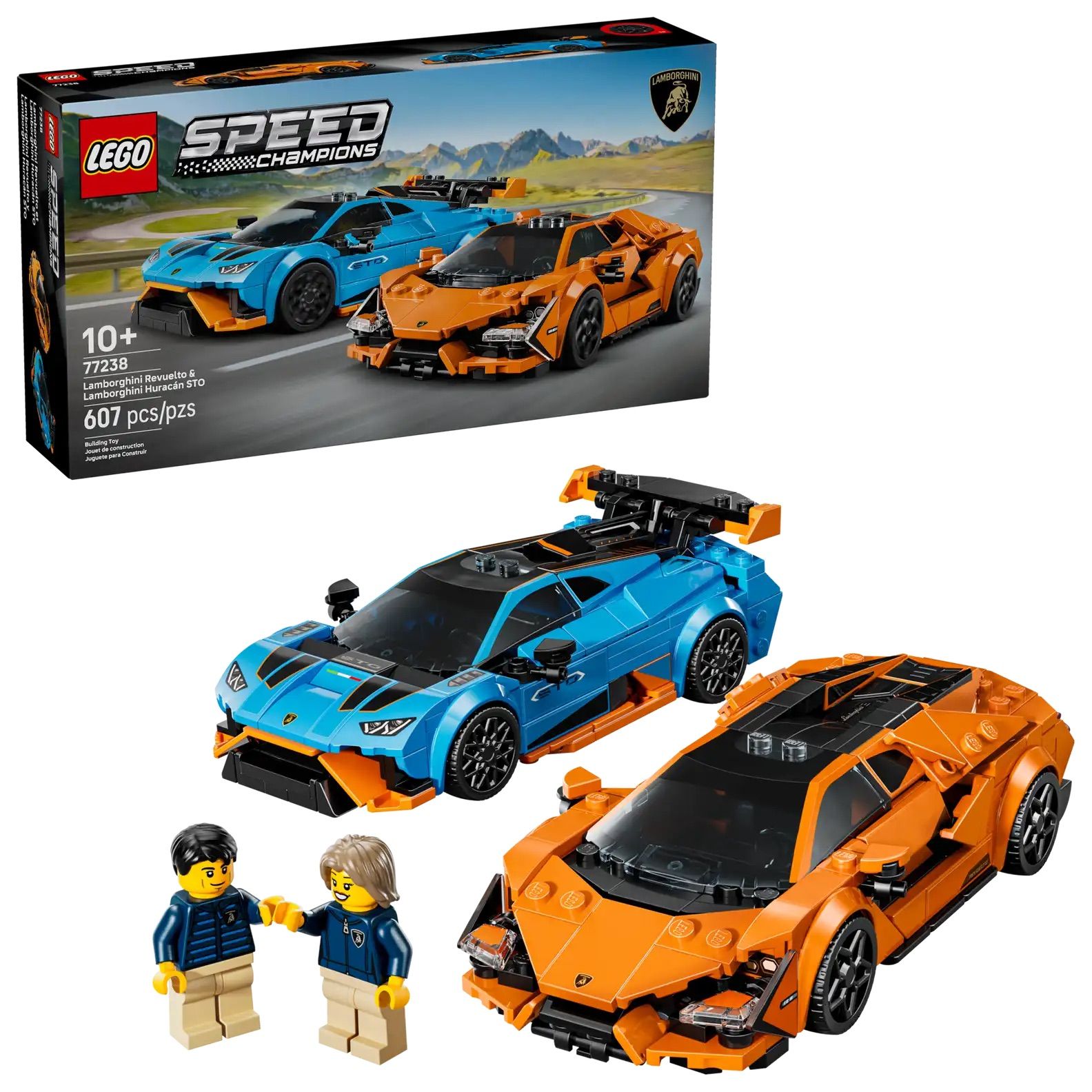 LEGO樂高積木/ 極速賽車/ 77238/ SPD-藍寶堅尼Revuelto和Huracán STO