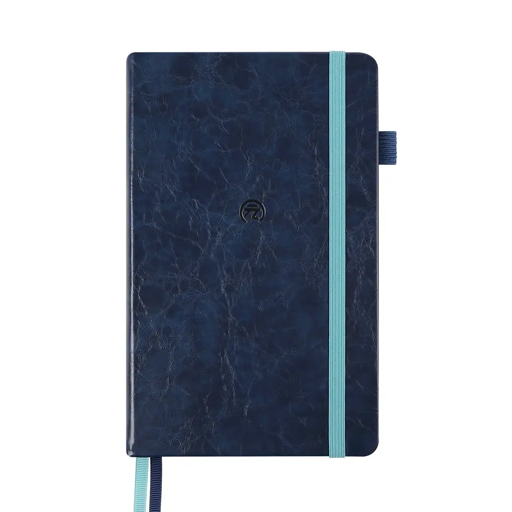 Yuan元筆記星空系列A5薄荷綠書帶筆記本/ 橫線×空白雙內頁/ 可搭配智慧筆