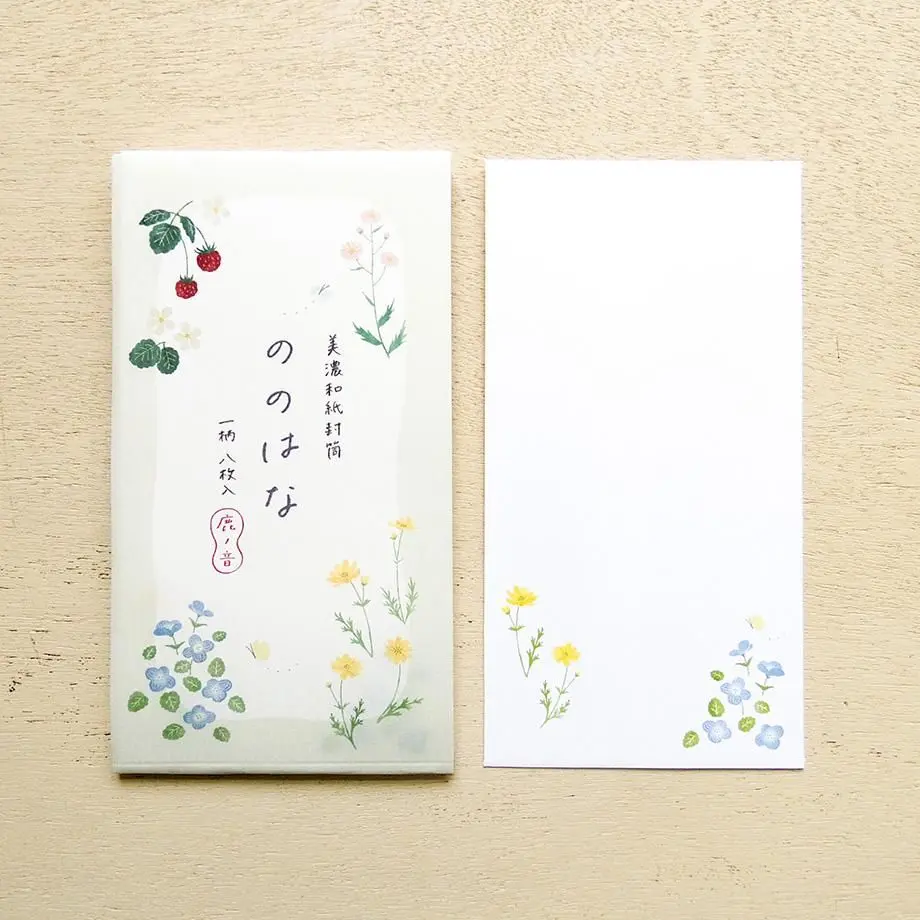 日本 cozyca products 信封/ 野之花/ 8入