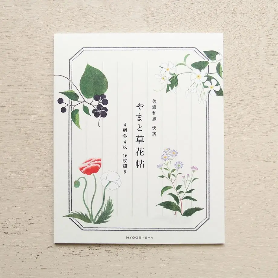 日本 cozyca products 信紙/ 大和草花帖/ 16入
