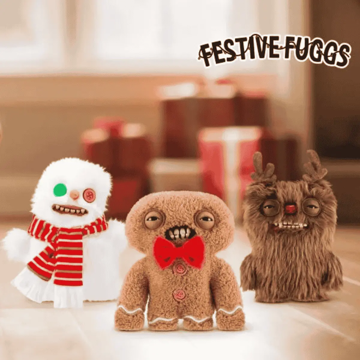 FUGGLER牙齒怪/ 聖誕系列/ 9吋/ 隨機出貨