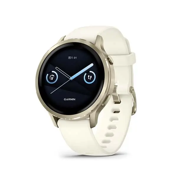 GARMIN Venu 4 GPS智慧腕錶/ 41mm/ 奶油白