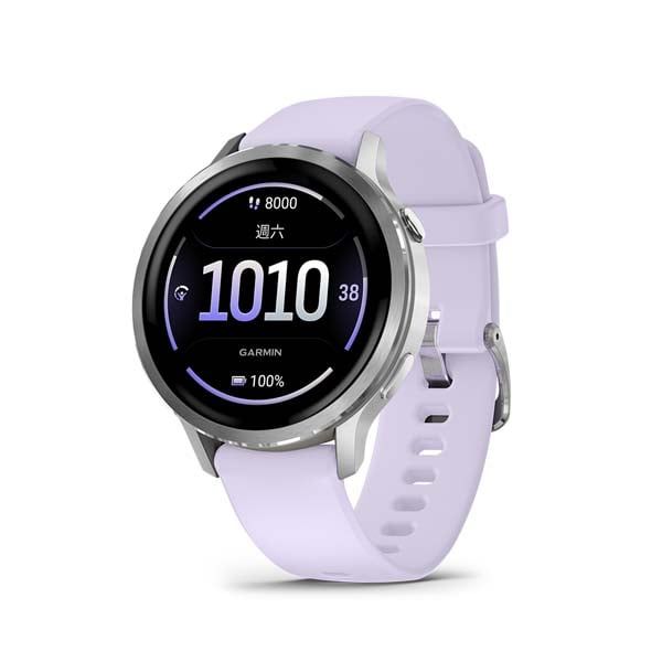 GARMIN Venu 4 GPS智慧腕錶/ 41mm/ 柔和紫