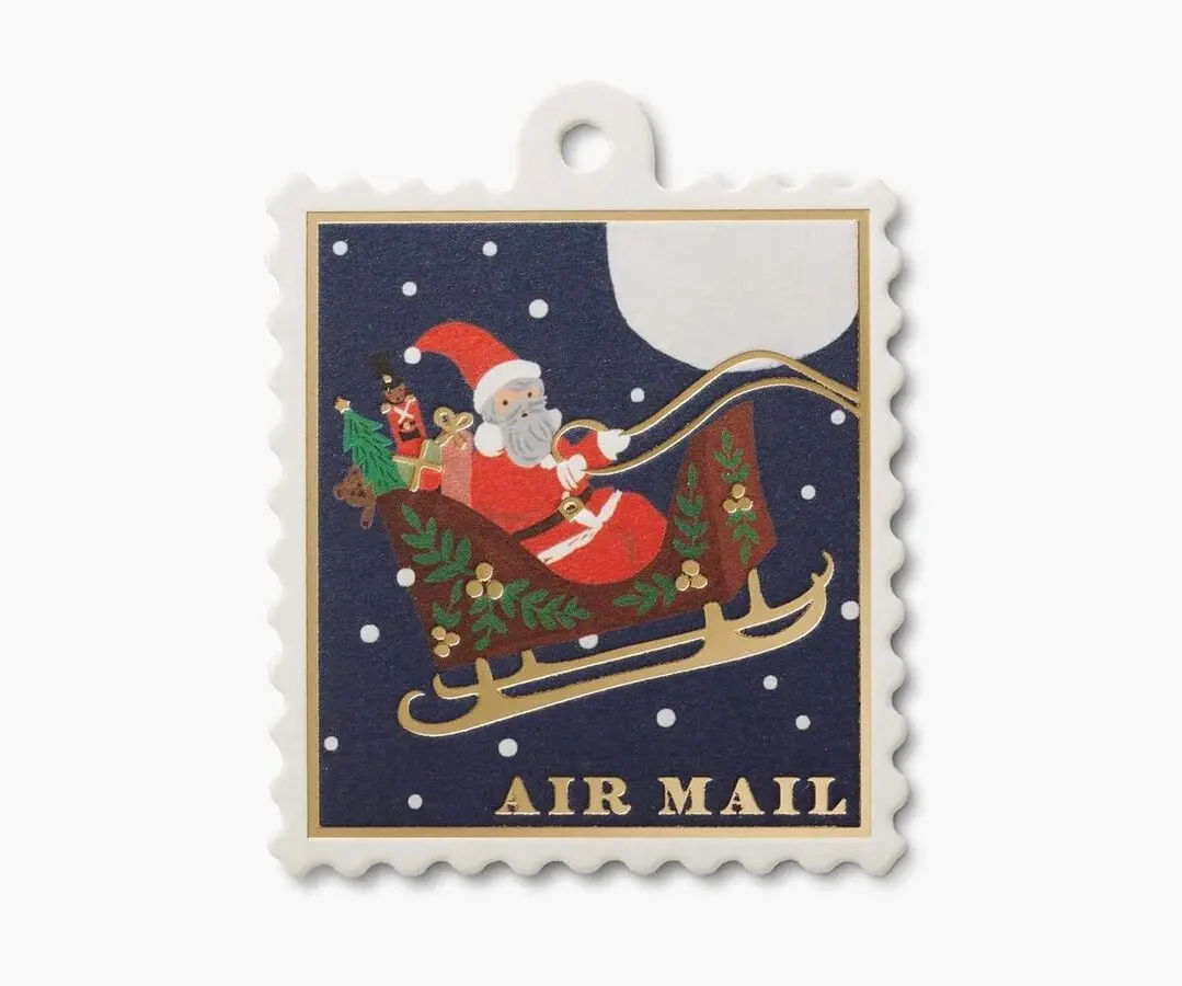 美國RIFLE PAPER 聖誕禮物吊卡/ Christmas Delivery