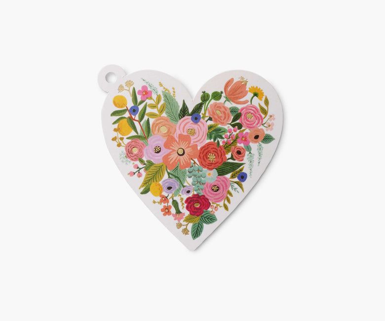 美國RIFLE PAPER 禮物吊卡/ Garden Party Floral Heart