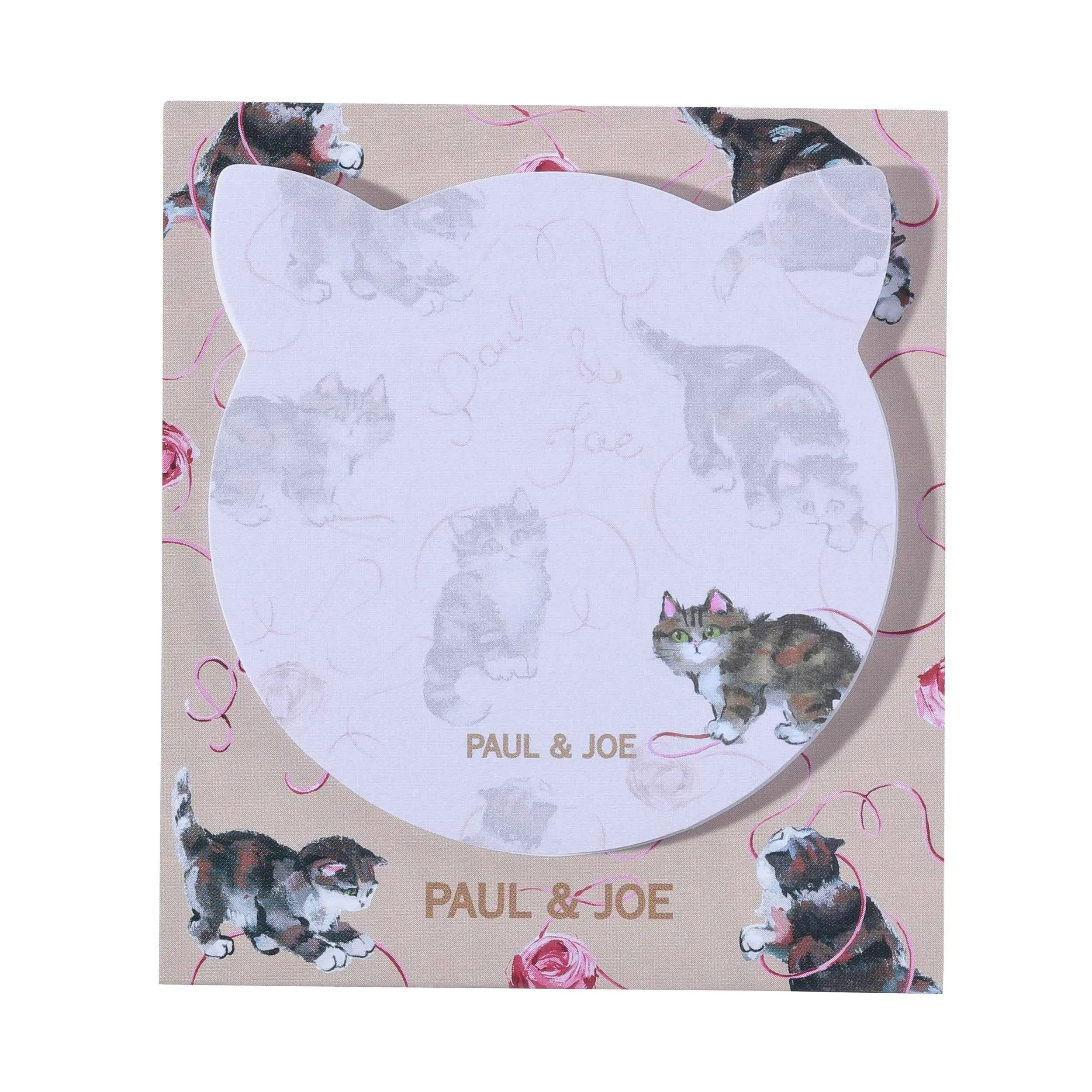 日本 PAUL & JOE La Papeterie 便利貼/ 貓咪與毛線