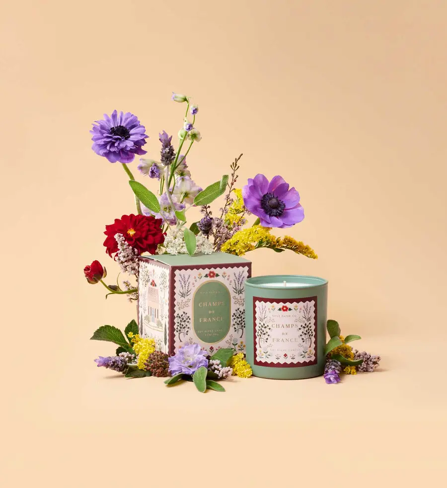 浪漫花草系✦美國RIFLE PAPER 香氛蠟燭/ 薰衣草、鼠尾草、迷迭香與佛手柑