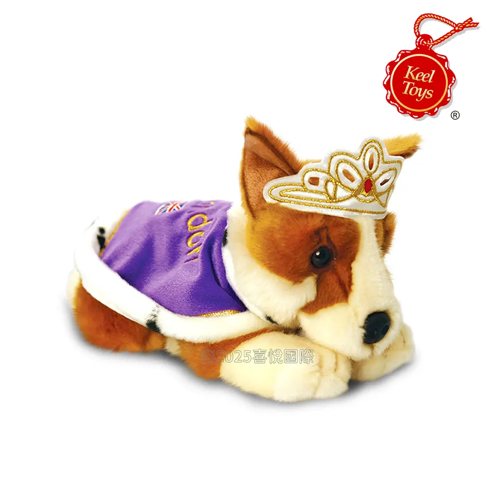 Keel Toys女王狗狗/ 臥姿/ 30cm
