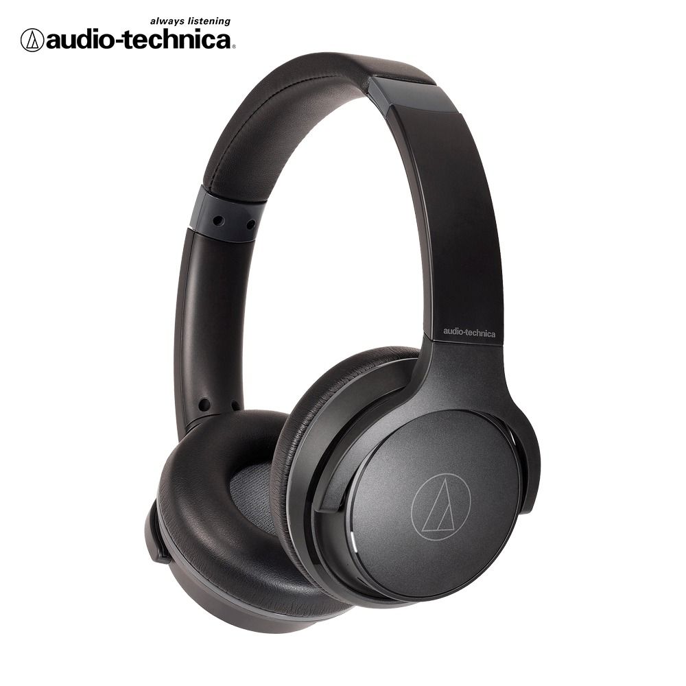 audio-technica 鐵三角 ATH-S220BT 無線耳罩式藍牙耳機/ 黑(BK)