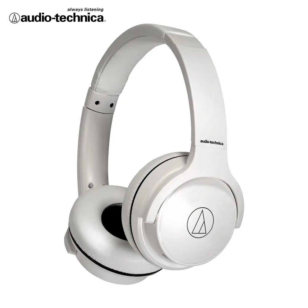 audio-technica 鐵三角 ATH-S220BT 無線耳罩式藍牙耳機/ 白(WH)