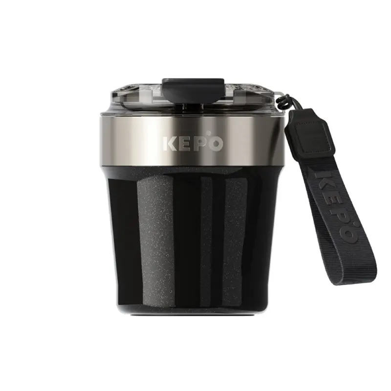 KEPO LQ 240ml KC010瑰夏咖啡杯 316L不鏽鋼內膽-夜霧冷萃