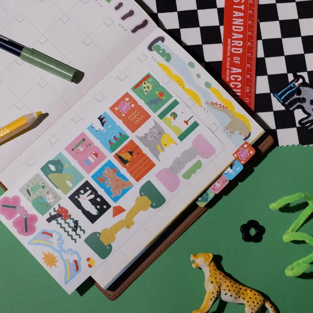 馬卡龍腳趾I'll Stand By You月份索引貼紙