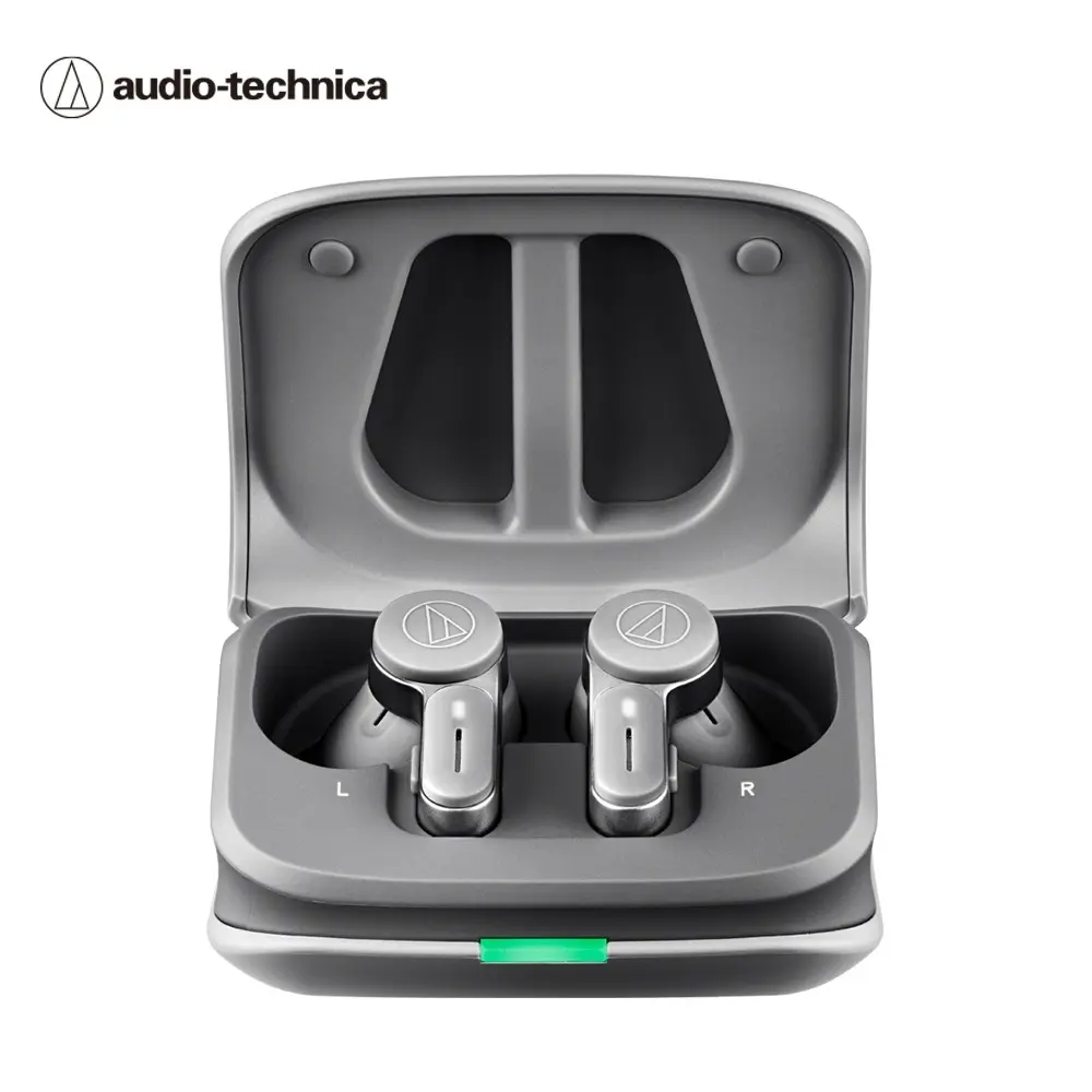 audio-technica 鐵三角 ATH-TWX7真無線降噪藍牙耳機/ 灰(GY)