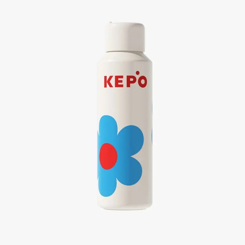 KEPO LQ 600ml KC006 BoomBoom杯 無螺紋彈蓋保溫杯-慵懶夏日