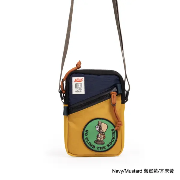 TOPO DESIGNS x TSPTR Mini Shoulder Bag迷你單肩包/ 海軍藍/芥末黃
