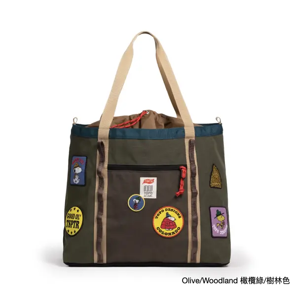 TOPO DESIGNS x TSPTR Mountain Utility Tote山系托特包/ 橄欖綠/樹林色