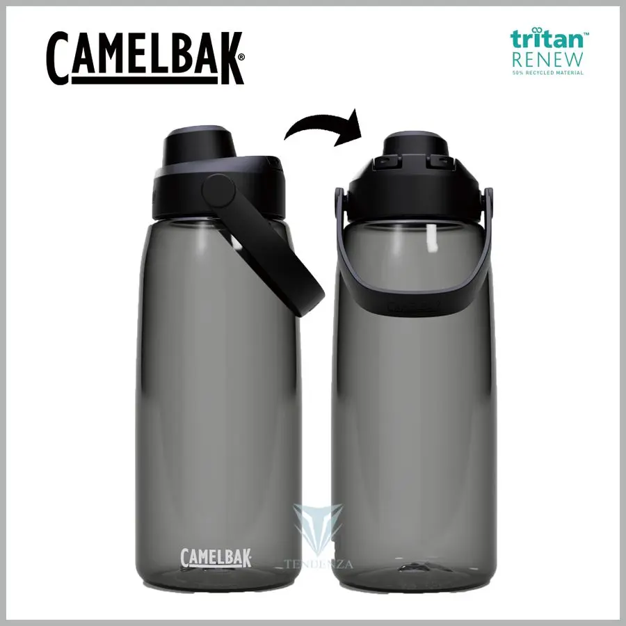 【CamelBak】CB2925001001 1000ml Chug 戶外運動水瓶RENEW 炭黑