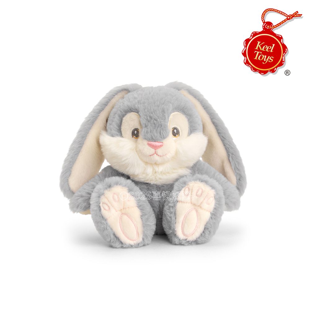 Keel Toys長耳兔/ 銀灰/ 15cm