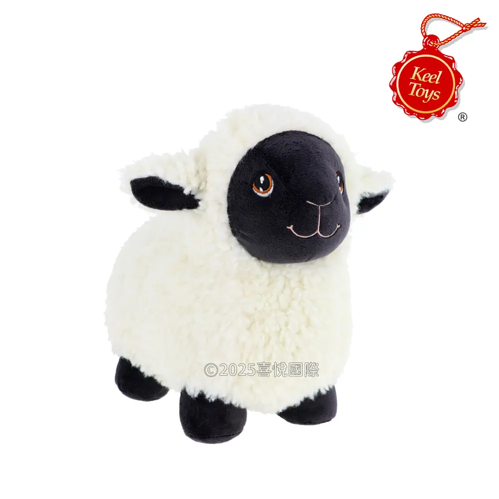 Keel Toys笑笑羊/ 黑/ 18cm