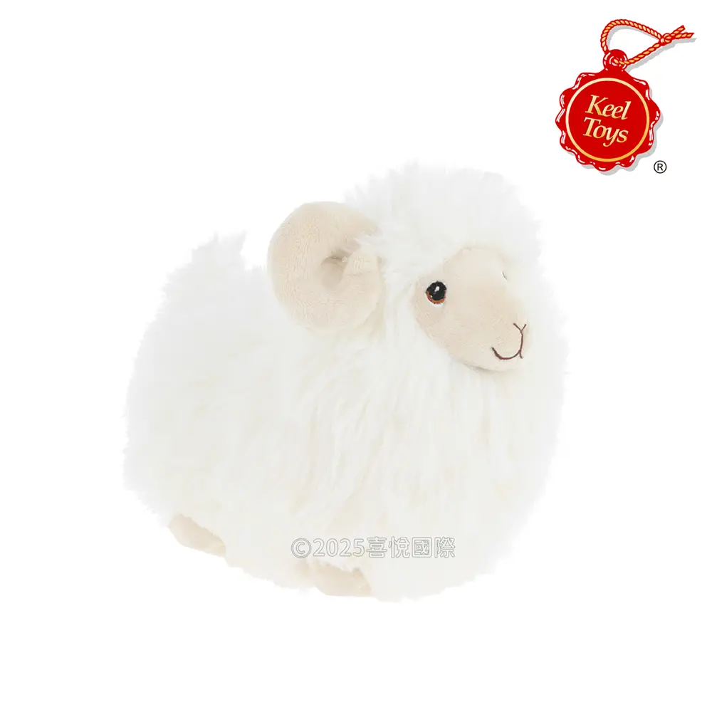 Keel Toys公羊/ 白/ 18cm