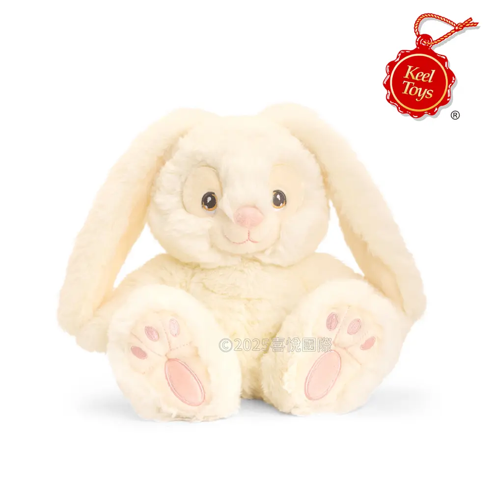 Keel Toys長耳兔/ 雪白/ 22cm
