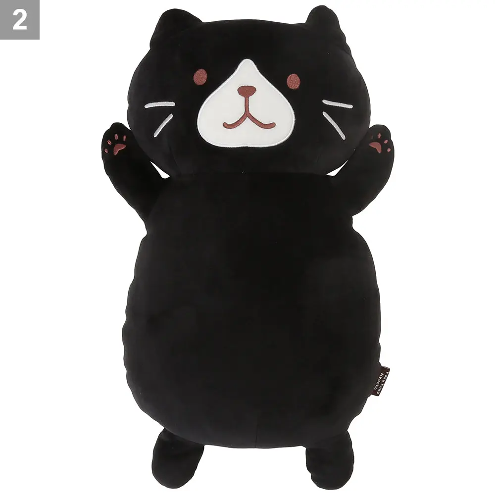 日本 HAPiNS Fuku Fuku Nyanko 抱枕玩偶/ S/ 黑助