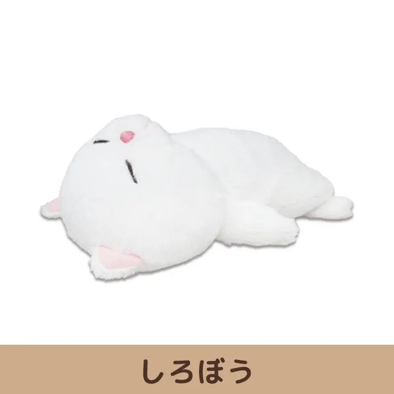 棒貓玩偶/ 躺平貓/ S/ 白
