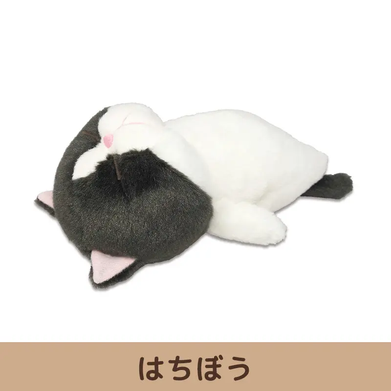 棒貓玩偶/ 躺平貓/ S/ 黑白