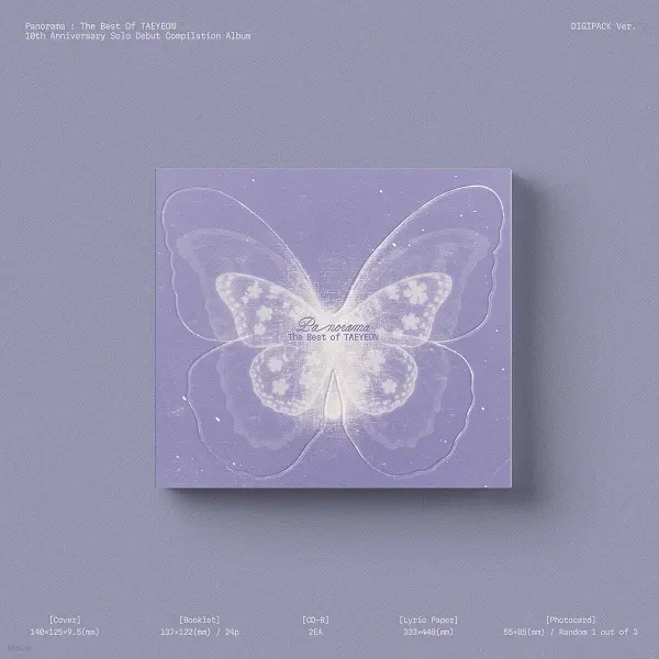 太妍 TAEYEON➤Panorama: The Best of TAEYEON (2CD/DIGIPACK Ver.)