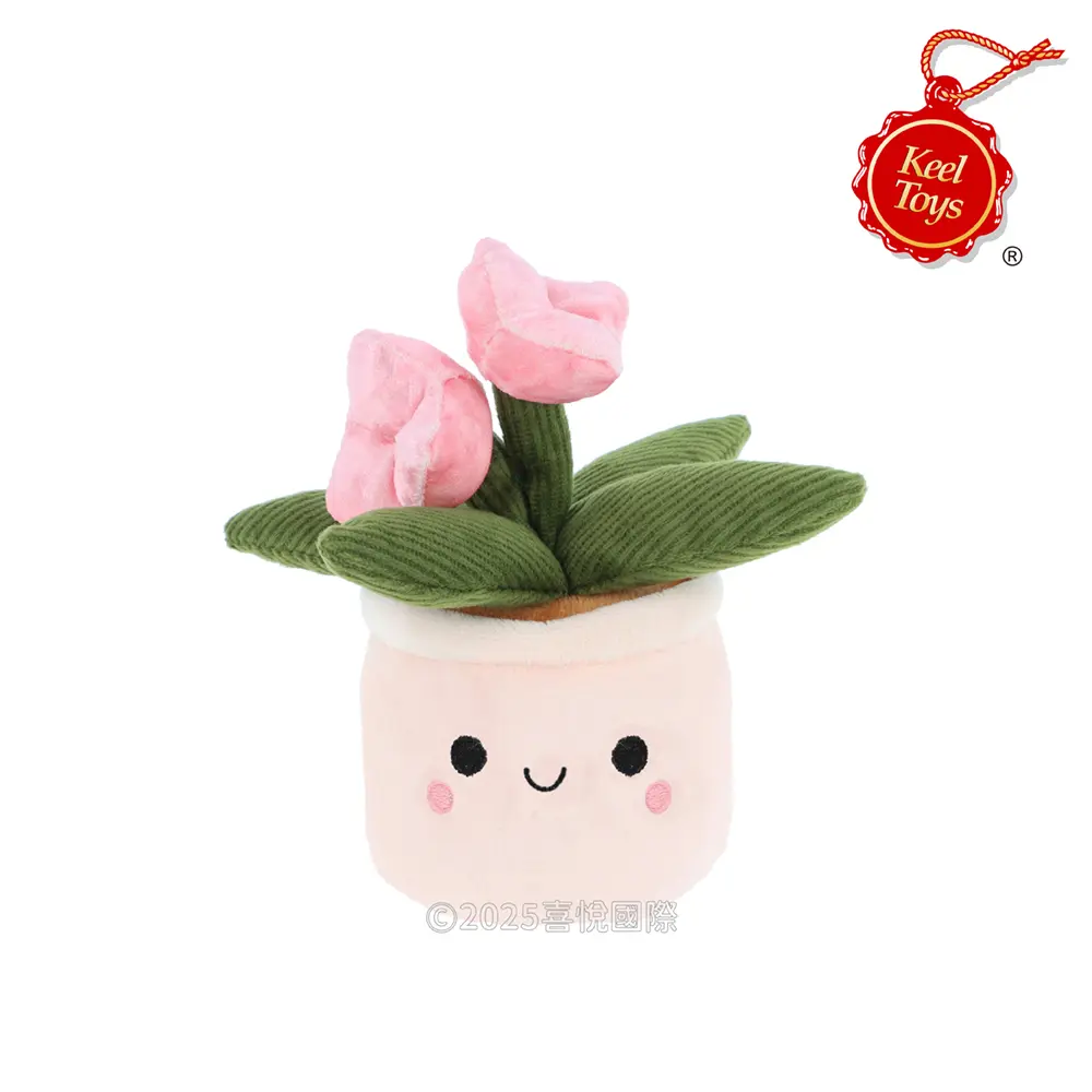 Keel Toys粉紅蝴蝶蘭盆栽/ 12cm