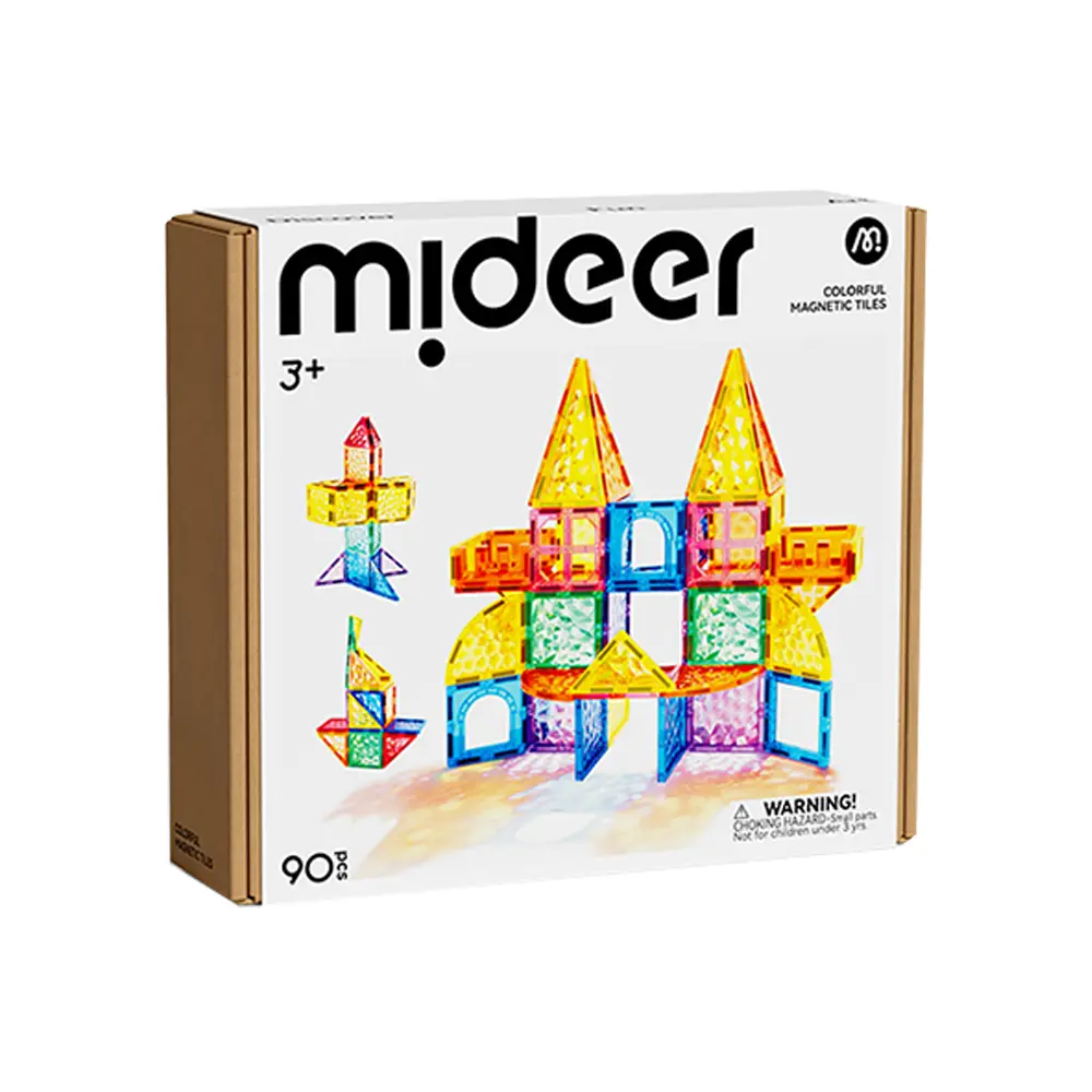 MiDeer多彩透光磁力片/ 90片