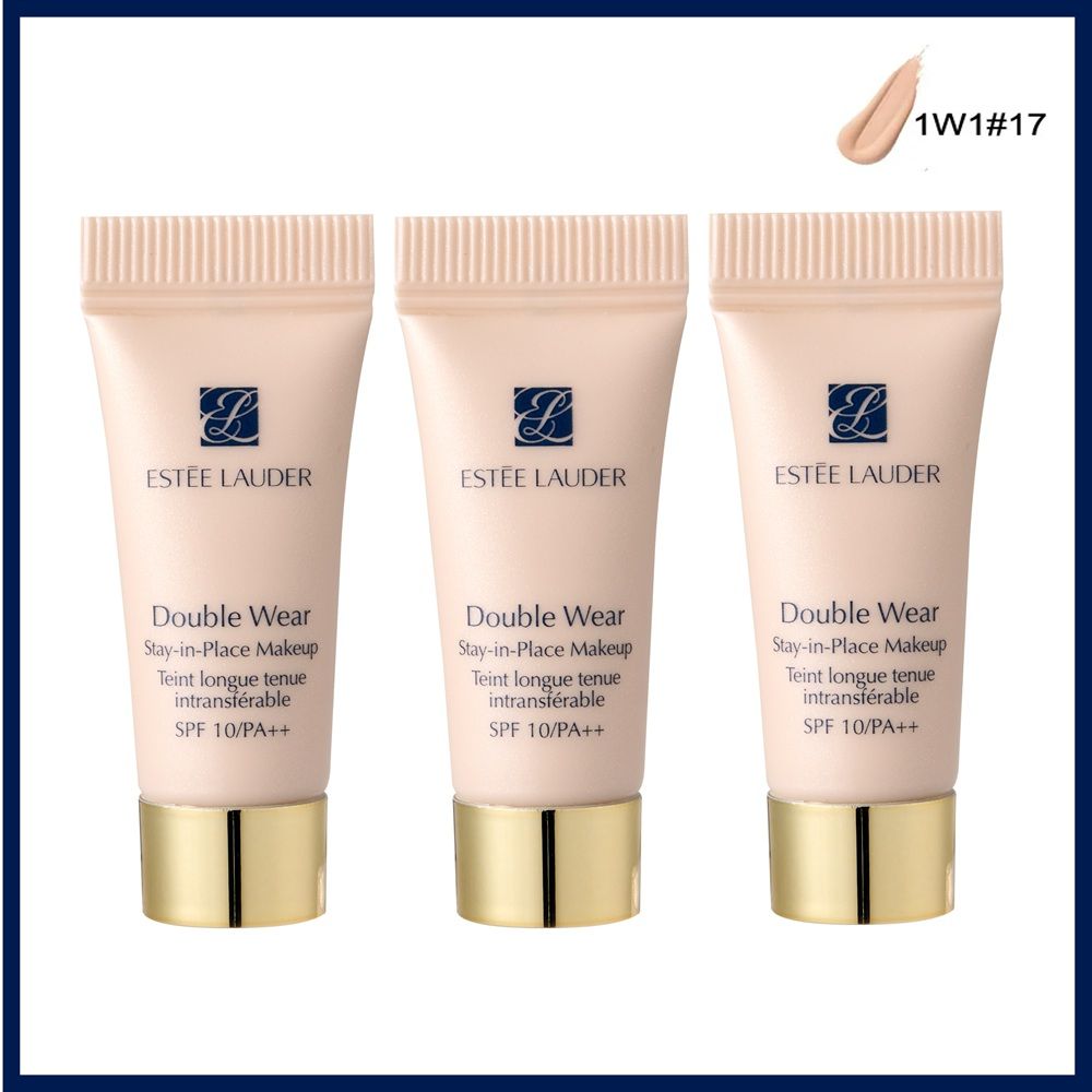 Estee Lauder 雅詩蘭黛 粉持久完美持妝粉底5ml 三入組 1W1 ＃17 公司貨