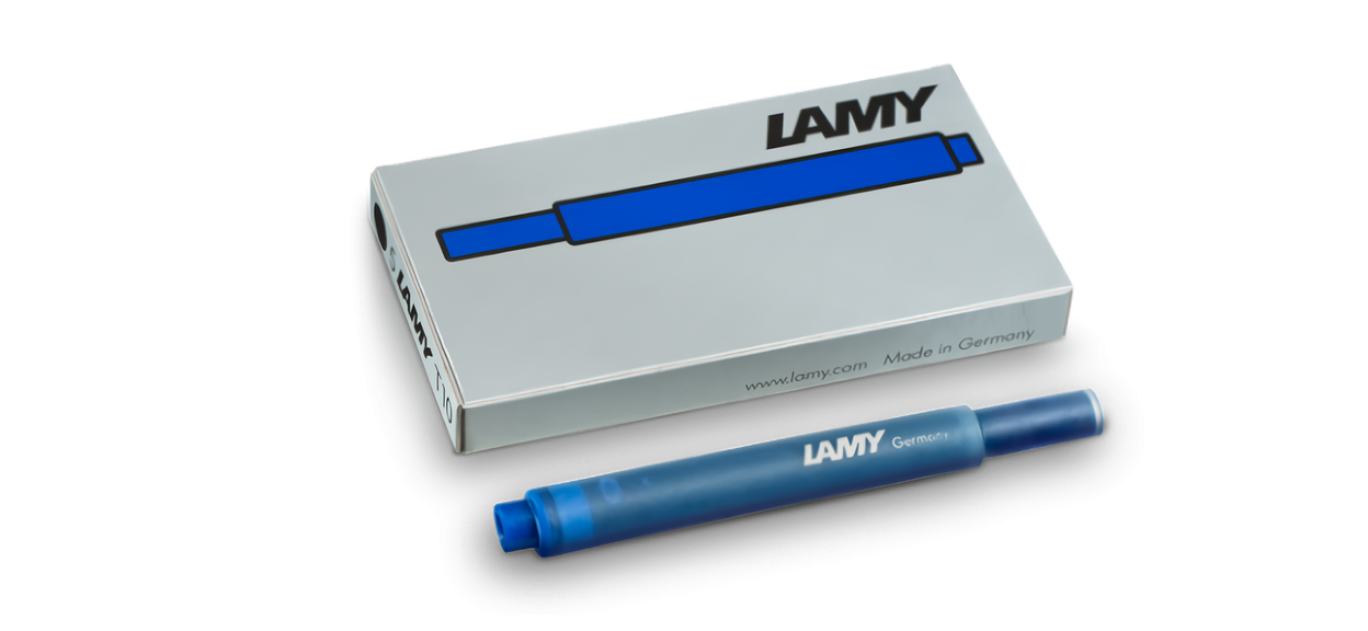 LAMY T10 5入卡式墨水/ 藍