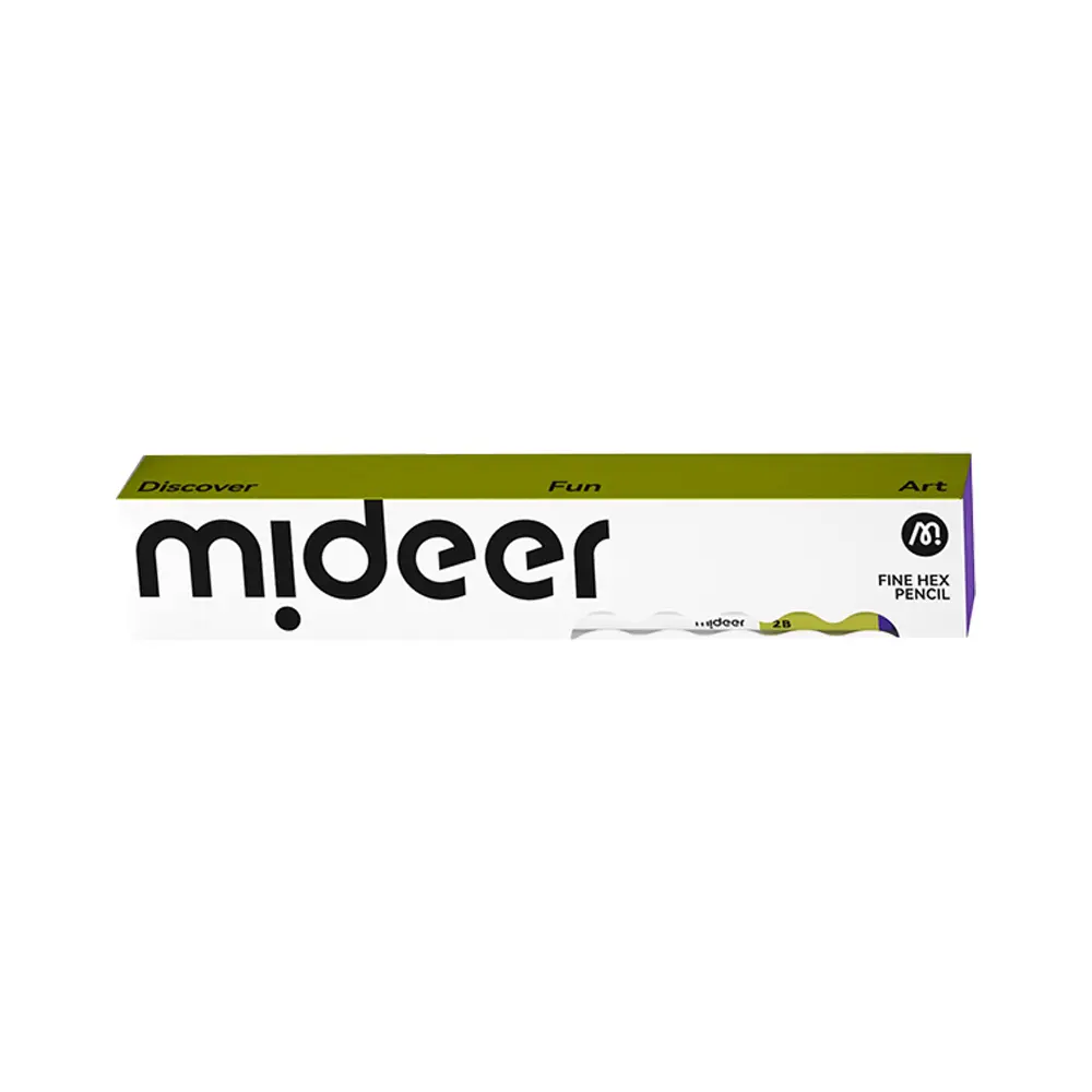MiDeer兒童專用六角鉛筆/ 2B/ 12pcs