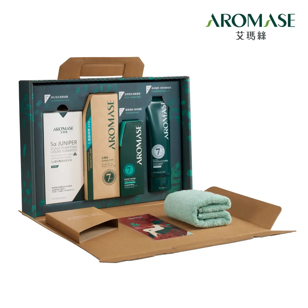 限時加贈頭皮淨化液◆AROMASE 艾瑪絲 根本療癒自然煥新禮盒