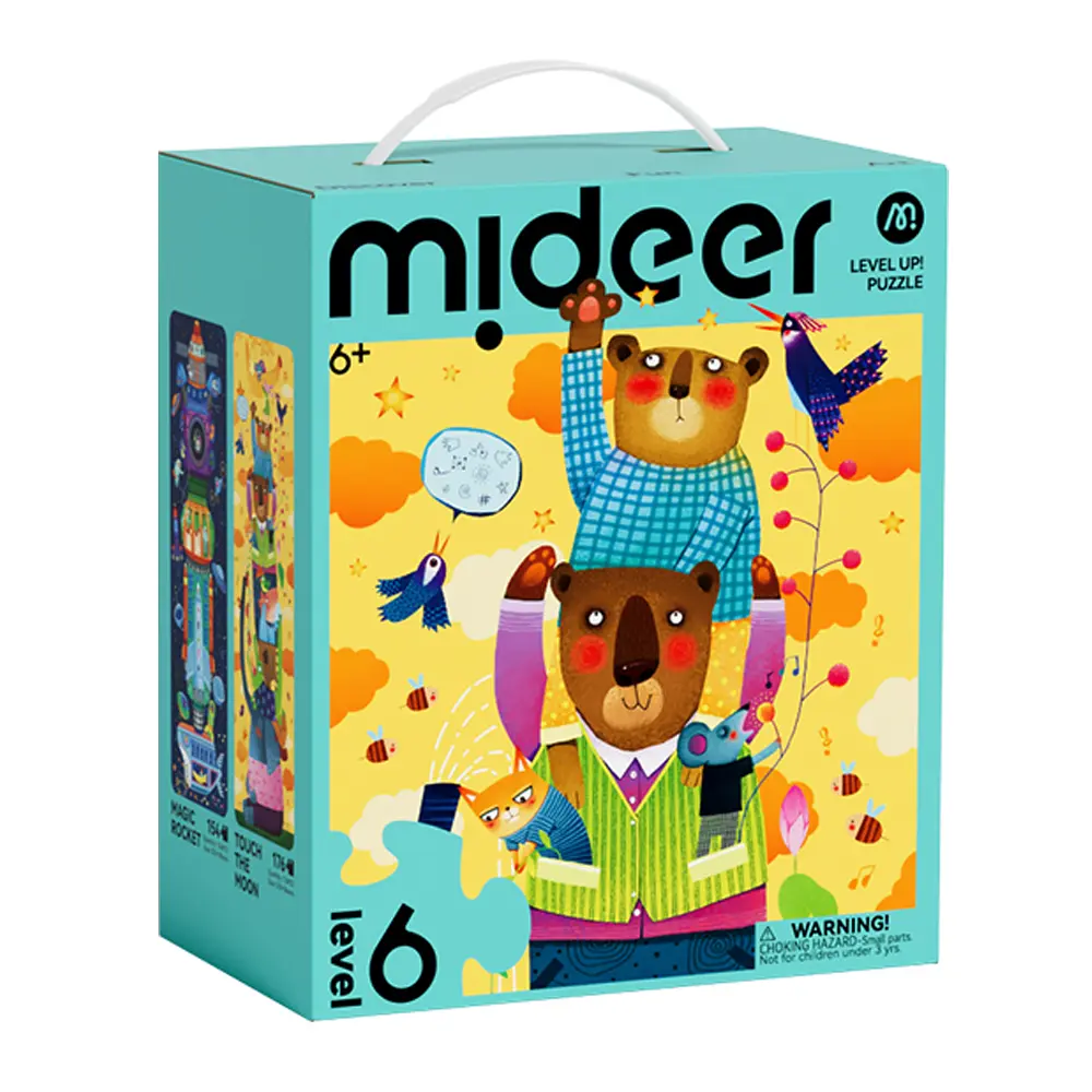 Mideer進階式拼圖/ 想像的世界/ Level 6