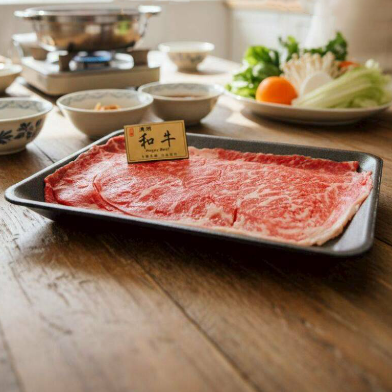 【瀧滴頌】澳洲M9+純血和牛火鍋肉片200g/ 1件