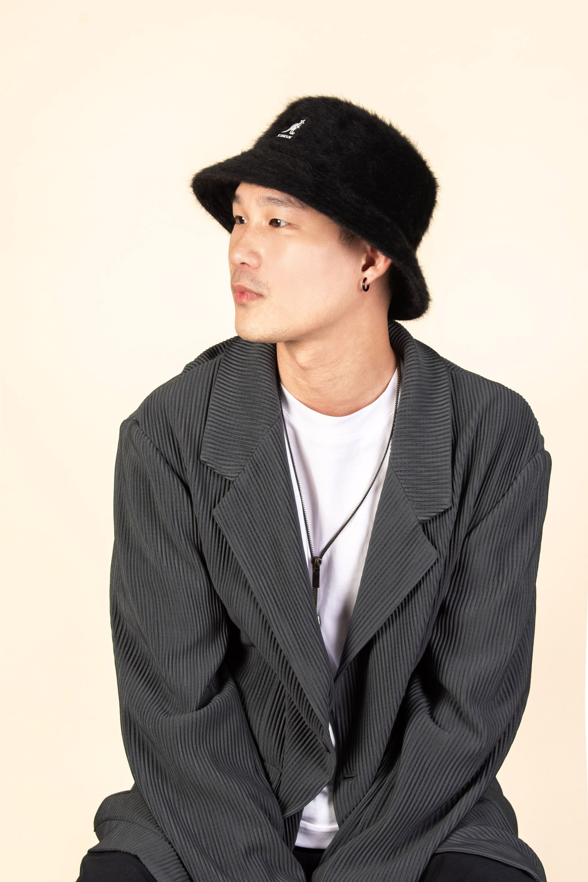 KANGOL FURGORA漁夫帽/ 黑色/ M