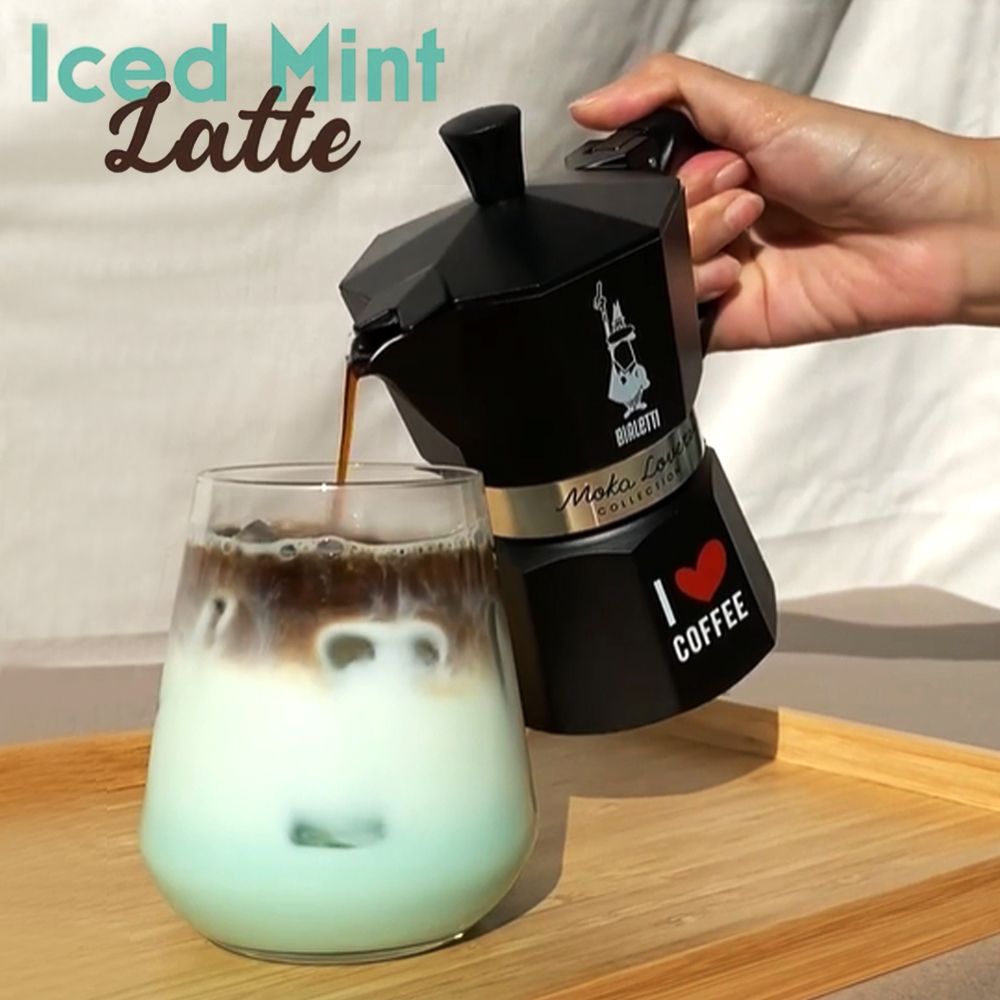 【BIALETTI 比亞樂堤】 經典摩卡壺MOKA-3杯份-彩色壺多款任選(義式濃縮/百年咖啡壺)/ 紀念黑/ 3杯份