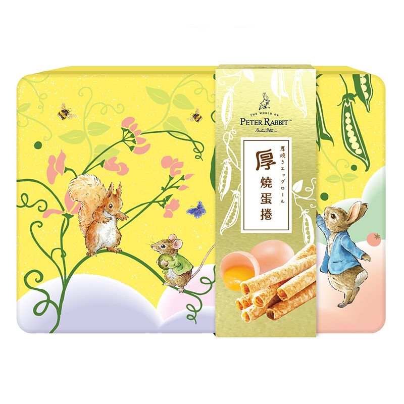 比得兔厚燒蛋捲禮盒/ 附提袋