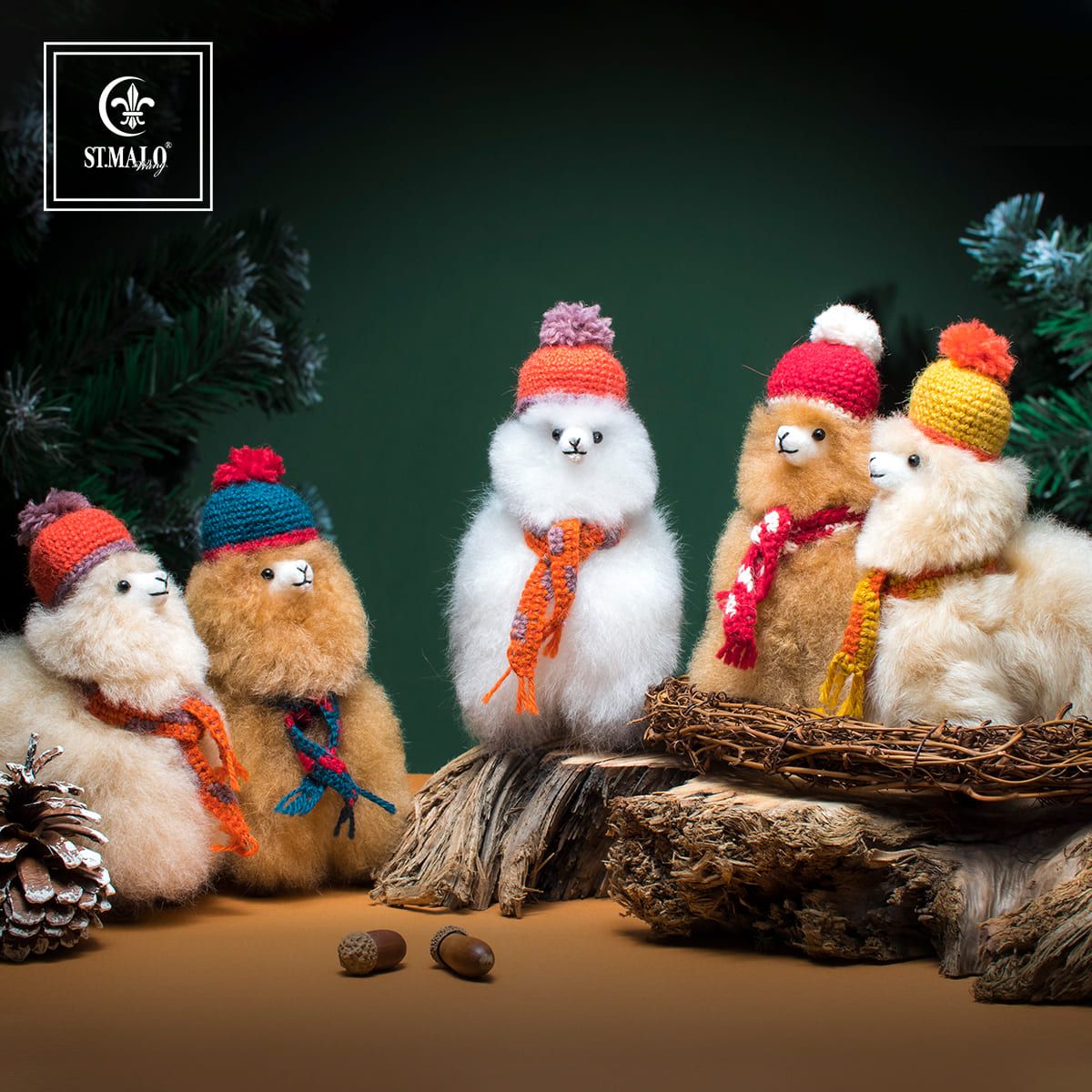 溫暖冬日裝飾➤ST.MALO秘魯工匠手工羊駝