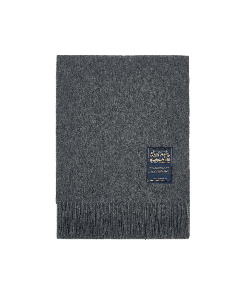 韓國 Rockfish Weatherwear CLASSIC WOOL SCARF SOLID 純色羊毛圍巾 深灰色 DARK GREY